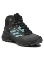 Buty trekkingowe damskie - adidas Buty Terrex Swift R3 Mid Gtx W GORE-TEX HP8712 Czarny - miniaturka - grafika 1