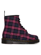 Botki damskie - Dr. Martens Trapery 1460 DM41969650 Fioletowy - miniaturka - grafika 1