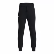 Spodnie i spodenki dla dziewczynek - Dziewczęce spodnie dresowe Under Armour UA Rival Fleece Joggers - czarne - UNDER ARMOUR - miniaturka - grafika 1