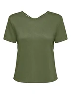 Koszulki i topy damskie - ONLY Koszulka w kolorze khaki - miniaturka - grafika 1