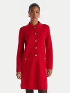 Sukienki - Luisa Spagnoli Sukienka dzianinowa Magilla 100109 Czerwony Regular Fit - miniaturka - grafika 1