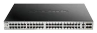 Switche - D-Link DGS-3130-54PS/E łącza sieciowe Zarządzany L3 Gigabit Ethernet (10/100/1000) Obsługa PoE Szary DGS-3130-54PS/E - miniaturka - grafika 1