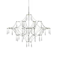 Lampy sufitowe - Żyrandol kryształowy Efesos 108869 LED 14W 3000K przezroczysty stalowy - miniaturka - grafika 1