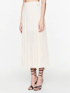 Patrizia Pepe Spódnica plisowana 8G0324/AD08-B753 Écru Regular Fit - Spódnice - miniaturka - grafika 1