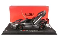 Samochody i pojazdy dla dzieci - Bbr Ferrari Laferrari Aperta Gray Iron 1:18  Bb3182234 - miniaturka - grafika 1
