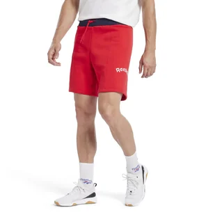 Męskie Spodenki REEBOK RI ARCH LOGO SHORT H52166 – Czerwony - Spodenki męskie - miniaturka - grafika 1