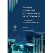 Filozofia i socjologia - Finanse publiczne w sytuacjach kryzysowych - miniaturka - grafika 1