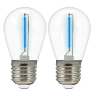 Żarówki LED - Żarówki LED GOLDLUX 36V S14 E27 (2 sztuki) Niebieski - miniaturka - grafika 1