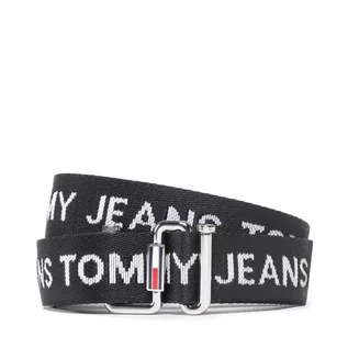 Paski - Pasek Damski TOMMY JEANS - Tjw Essential Webbing Belt AW0AW11650 BDS - grafika 1