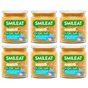 Dania dla dzieci - Smileat Słoiczek z ekologicznymi małymi kawałkami ryżu i indyka z warzywami po 10 miesiącu Zestaw 6 x 230 g Bio - miniaturka - grafika 1