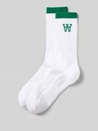 Skarpetki męskie - Skarpety z elastycznymi, prążkowanymi ściągaczami i logo - miniaturka - grafika 1