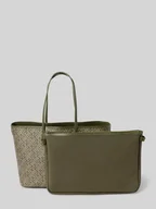 Torebki damskie - Torba z uchwytami z imitacji skóry model ‘MONOPLAY’ - miniaturka - grafika 1