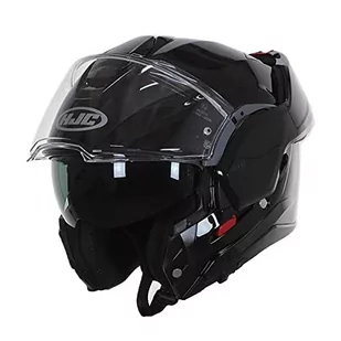 HJC, modułowy kask motocyklowy I100 metalowy czarny, S - Kaski motocyklowe - miniaturka - grafika 1