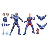 Figurki kolekcjonerskie - Zestaw 2 Figurek The Infinity Saga Marvel Legends - Captain Marvel And Rescue Armor - miniaturka - grafika 1