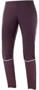 Salomon Spodnie Lightning Lightshell W Winetasting/Mauve Wine C13632 - Spodnie sportowe damskie - miniaturka - grafika 1