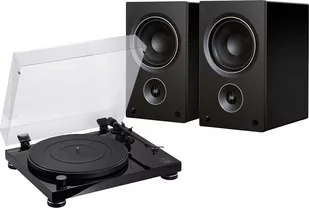 Audio-Technica LPW50PB czarny + AM5 czarny - Zestawy stereo - miniaturka - grafika 1