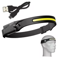 Latarki - Latarka Czołowa Led 2W1 - miniaturka - grafika 1