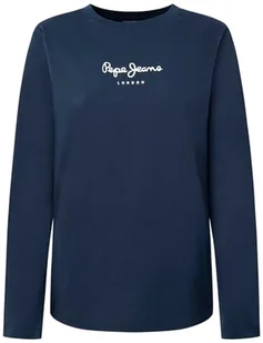 Pepe Jeans Damska koszulka Wendys Ls, Niebieski (Dulwich), XL - Koszulki i topy damskie - miniaturka - grafika 1