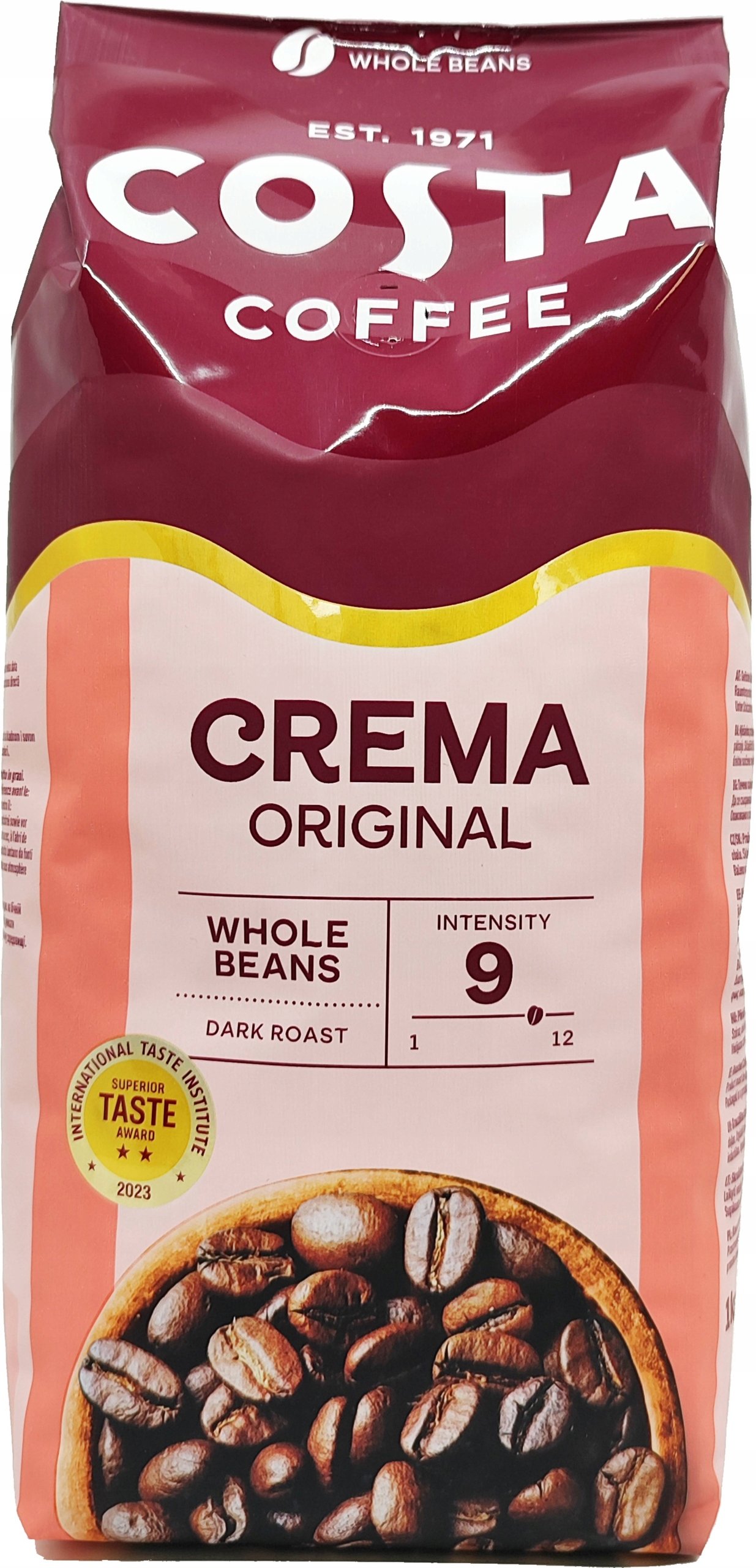 Kawa ziarnista Costa Coffee Crema Orginal 1 kg