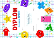 Dyplomy i okładki - DYPLOM ukończenia ZERÓWKI UZ_1 - miniaturka - grafika 1