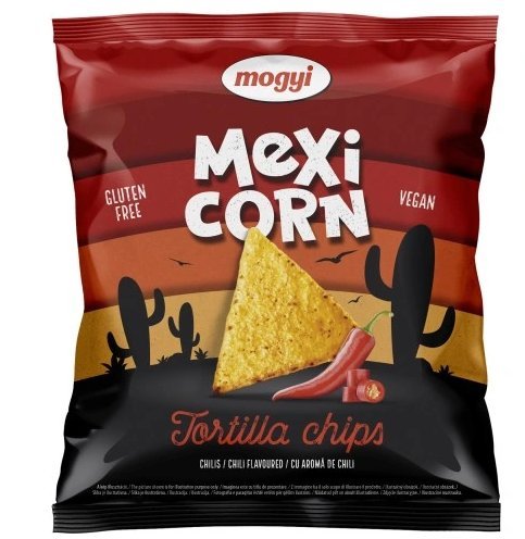 MOGYI MEXICORN TORTILLA CHIPS CHILLI 90G NACHOS