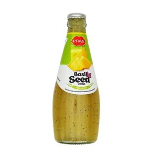 Napój owocowy smak ananas z nasionami bazylii Pran 290ml - Soki i napoje niegazowane - miniaturka - grafika 1