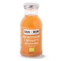 San E Bun Napój jabłko - bergamotka - zioła śródziemnomorskie 200 ml Bio - Soki i napoje niegazowane - miniaturka - grafika 1