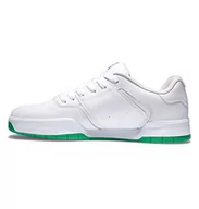 Sneakersy męskie - DC Shoes Męskie sneakersy Central, białe/zielone, 44 EU, White Green, 44 EU - miniaturka - grafika 1