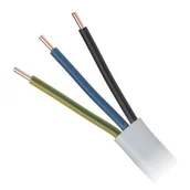 Przewody elektryczne - Przewód YDYp 3 x 1,5 mm² 300/500 V krążek 25 m - miniaturka - grafika 1