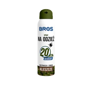 Bros SPRAY NA ODZIEŻ ODSTRASZA I ZABIJA KLESZCZE 90ML 31762735 - Zwalczanie i odstraszanie szkodników - miniaturka - grafika 1