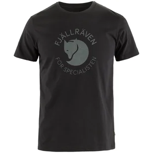 Koszulka męska Fjällräven Fox T-shirt M Rozmiar: L / Kolor: czarny - Koszulki sportowe męskie - miniaturka - grafika 1