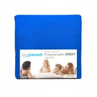 Prześcieradła - Prześcieradło JERSEY 100% bawełna z gumką 120x200 - miniaturka - grafika 1