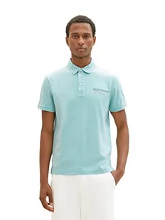 TOM TAILOR Męska koszulka polo, 1036414, 31046 niebieska (niebieski tybetański), L, 31046 – niebieski kamień tybetański, L - Koszulki męskie - miniaturka - grafika 1
