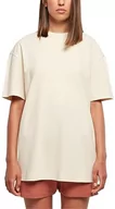 Koszulki i topy damskie - Urban Classics Damska koszulka damska Oversized Boyfriend Tee, T-shirt dla kobiet o wyglądzie oversize, dostępny w wielu kolorach, rozmiary XS - 5XL, Whitesand, L - miniaturka - grafika 1