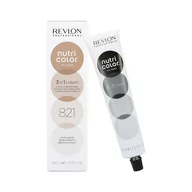 Farby do włosów i szampony koloryzujące - Revlon Nutri Color Creme 3in1 srebrny beż 821 - miniaturka - grafika 1
