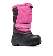 Śniegowce damskie - Columbia Unisex dziecięce śniegowce Powderbug Snowlite, Różowy lód Moonvista, 34 EU - miniaturka - grafika 1