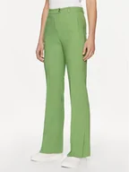 Spodnie damskie - Boss Spodnie materiałowe Terela 50511972 Zielony Slim Fit - miniaturka - grafika 1