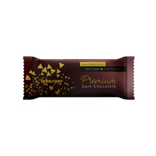 INKOSPOR Premium Low Sugar - 45g - Dark Chocolate - Batony - Batony proteinowe - miniaturka - grafika 1