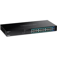Pozostałe akcesoria sieciowe - Trendnet TPE-TG262 łącza sieciowe Nie zarządzany L2 Gigabit Ethernet (10/100/1000) Obsługa PoE 1U Czarny - miniaturka - grafika 1
