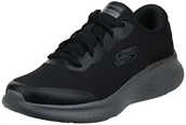 Trampki męskie - Skechers Męskie trampki BKCC 232591, czarne siatki/Duraleather/Trim, 232591 UK - miniaturka - grafika 1