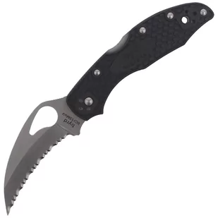Nóż składany Spyderco Hawkbill Byrd FRN Black, Spyder (BY22SBK) - Noże - miniaturka - grafika 1