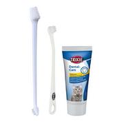 Higiena jamy ustnej zwierząt - Trixie Zestaw pielęgnacyjny dla zębów kota KTRI349 - miniaturka - grafika 1