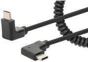 Kable - Kabel zasilający Manhattan USB Type-C M/M 1 m Black (766623356213) - miniaturka - grafika 1