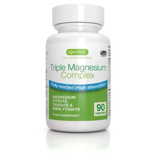 Igennus Igennus Triple Magnesium Complex - 90 kapsułek - Witaminy i minerały - miniaturka - grafika 1