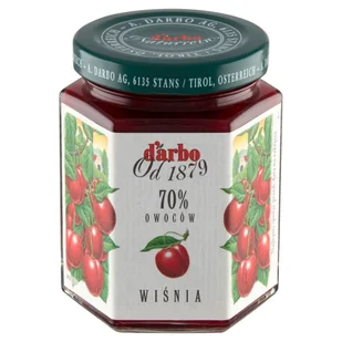 Darbo Wiśnia 200 G - Konfitury, marmolady, powidła - miniaturka - grafika 1
