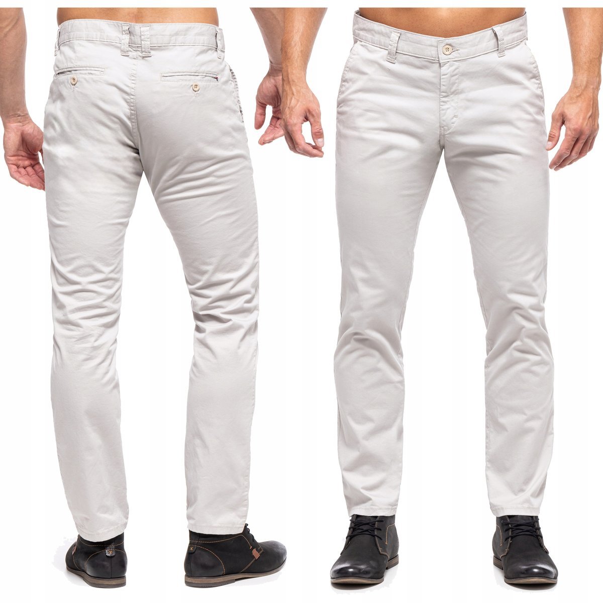 SPODNIE MĘSKIE CHINOSY VANKEL JEANS 137 - 98cm/L32