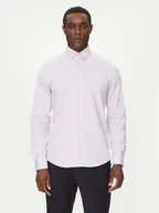 Koszule męskie - Calvin Klein Koszula K10K114298 Fioletowy Slim Fit - miniaturka - grafika 1