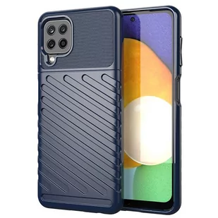 Thunder Case elastyczne pancerne etui pokrowiec Samsung Galaxy A22 4G niebieski - Etui i futerały do telefonów - miniaturka - grafika 1