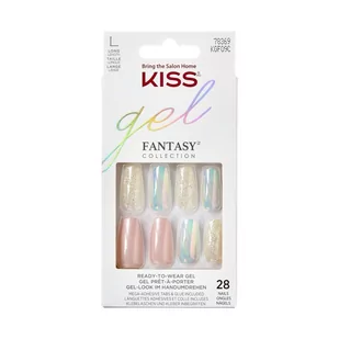 KISS Sztuczne Paznokcie Gel Fantasy -Party`s Over (rozmiar L) 1op.(28szt) - Sztuczne paznokcie i akcesoria - miniaturka - grafika 4
