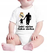 Body dla niemowląt - 2036 BODY DZIECIĘCE REAL MADRYT PREZENT 74 - miniaturka - grafika 1